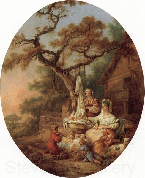 Prince, Jean-Baptiste le A Scene from Russian Life